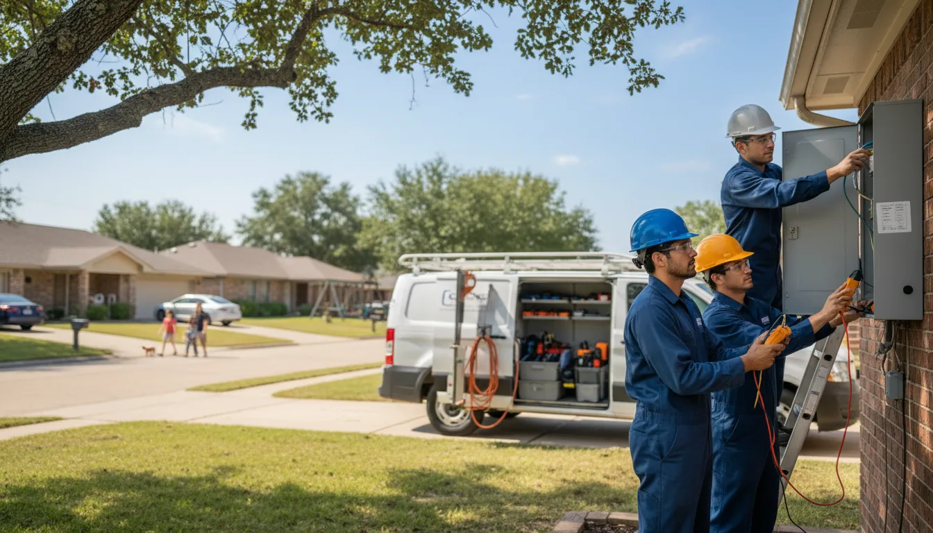 Certified electrician providing emergency electrical services in Andrews, NC